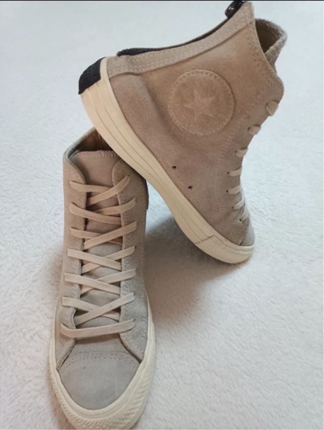 Sapatilhas Converse Chuck Taylor Bege/Cinza