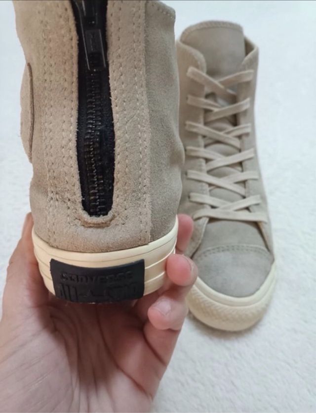 Sapatilhas Converse Chuck Taylor Bege/Cinza