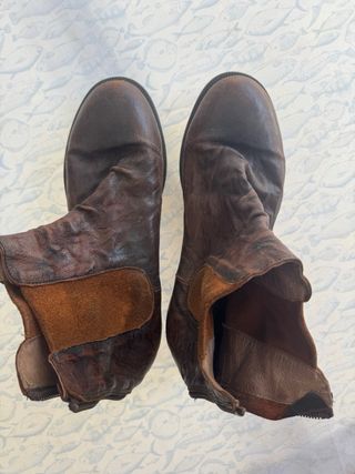 DOS Zapatos beige ante mujer talla 37