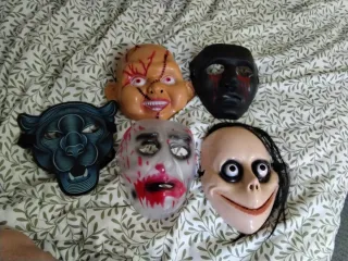Lote 5 Máscaras Halloween