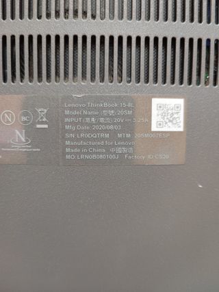 Portátil Lenovo i5 8GB RAM SSD