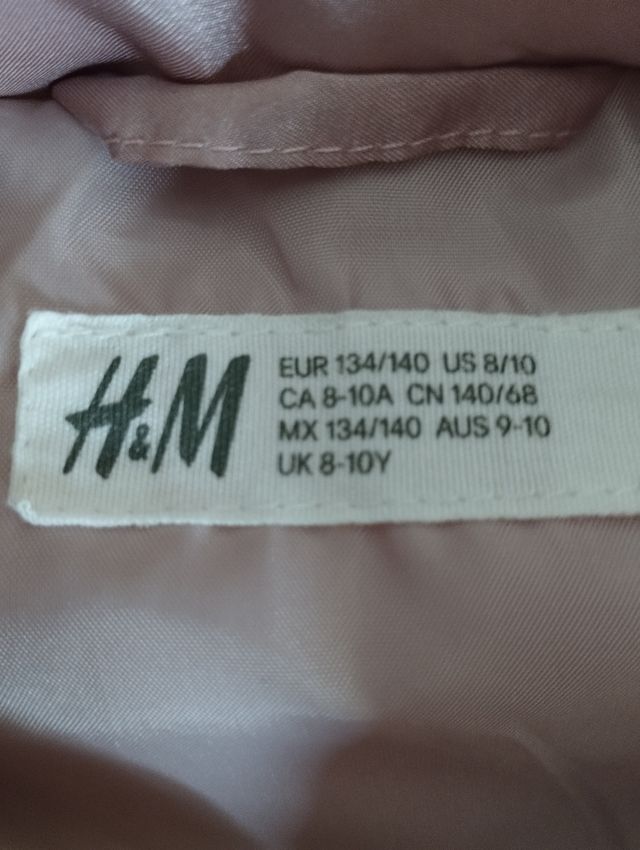 Chaleco rosa niña 10/12 años