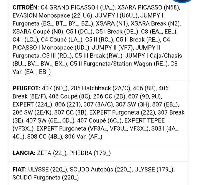 Bomba de Agua Dolz C-138 Peugeot Citroën Lancia Fi