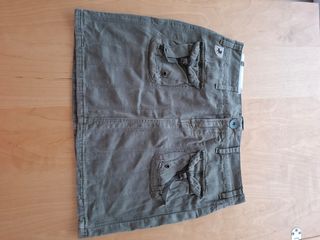 Falda Lois verde militar