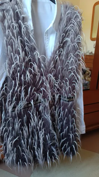 Chaleco de pelo mujer
