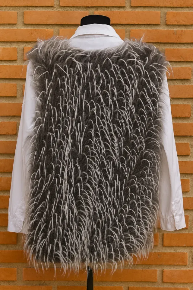 Chaleco de pelo mujer