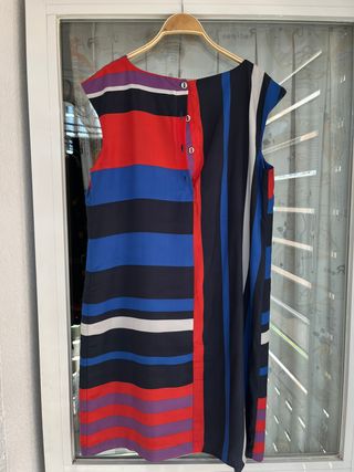 Vestido rayas de mujer