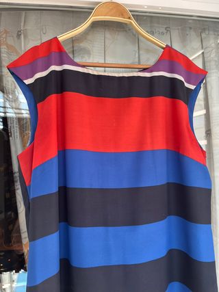 Vestido rayas de mujer