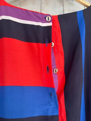 Vestido rayas de mujer