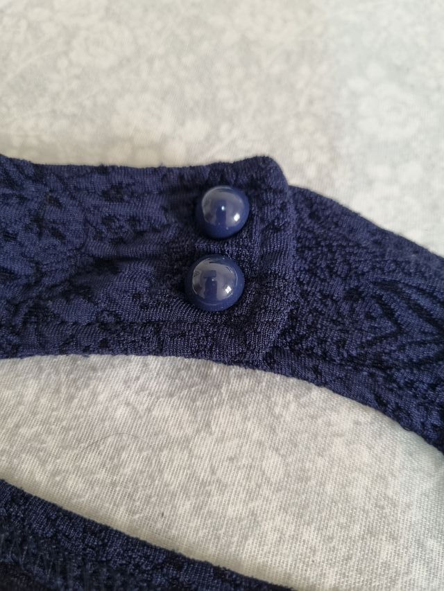 Vestido AMISU azul marino talla S