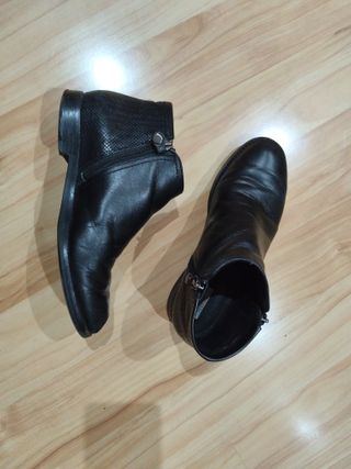 Botines Geox Negros Mujer