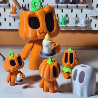 Conjunto Abóboras Halloween