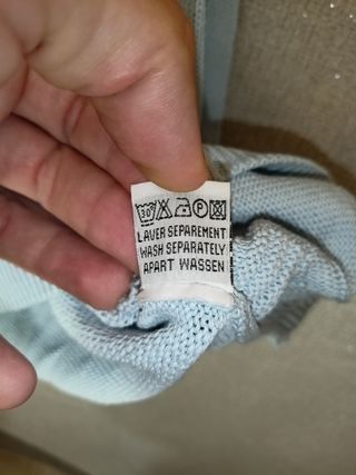 Maglione vintage Bleu Bonheur Azzurro Taglia L