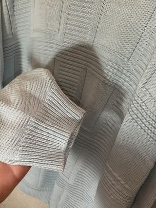 Maglione vintage Bleu Bonheur Azzurro Taglia L