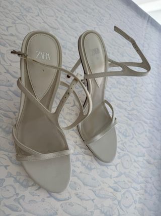 BY Sandalias Mujer Talla 37 Negras