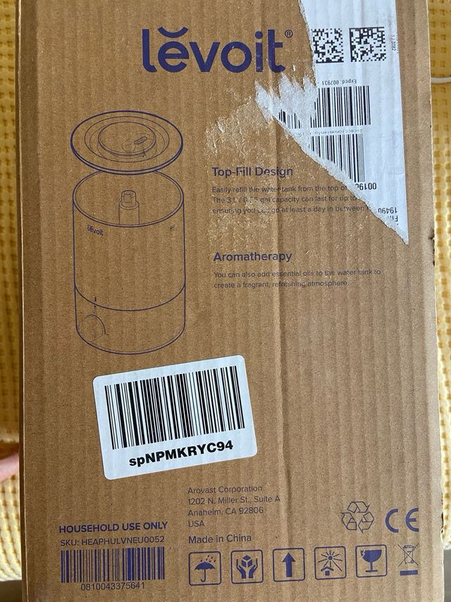 Humidificador Levoit Dual 150 Blanco Nuevo