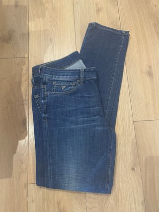 Lote Jeans Armani y Guess Azul