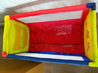 Cuna de viaje plegable con funda