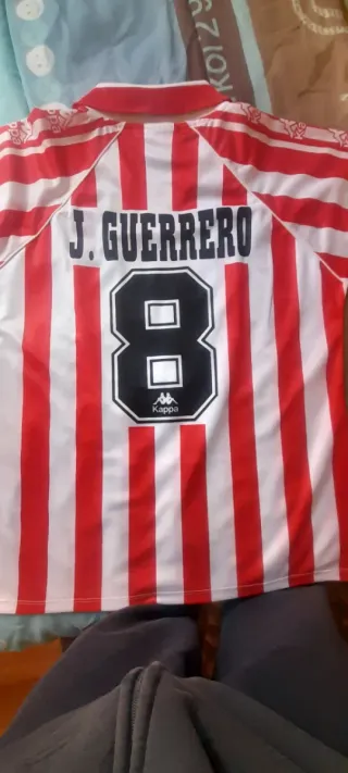 CAMISETA FIRMADA.TELMO ZARRA.UNA LEYENDA.ATHLETIC.