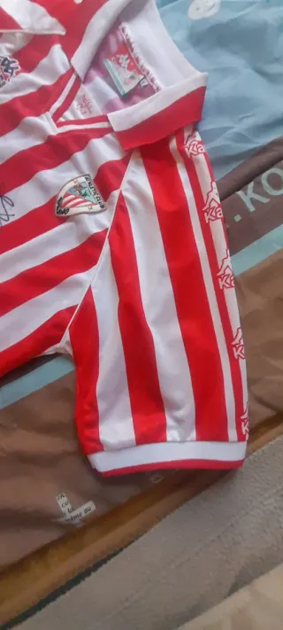 CAMISETA FIRMADA.TELMO ZARRA.UNA LEYENDA.ATHLETIC.