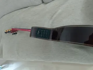 Guitarra Flamenca Roja
