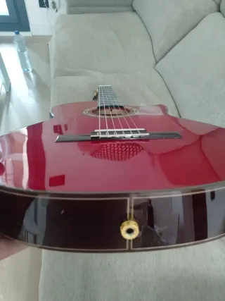 Guitarra Flamenca Roja