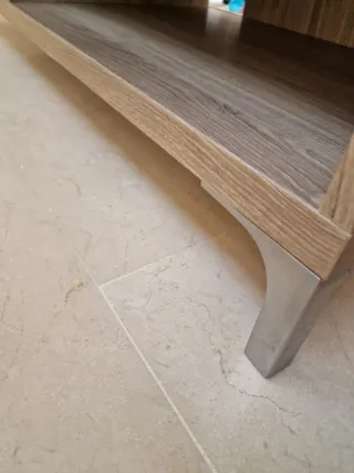 Mueble TV Besta Ikea Madera y Metal