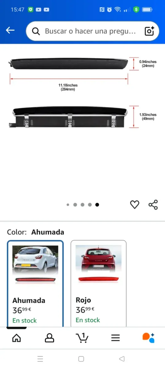 Luz trasera Seat Ibiza Sport coupé