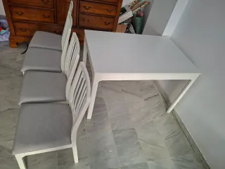 Mesa y 4 Sillas Ekeladen IKEA