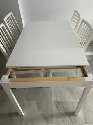 Mesa y 4 Sillas Ekeladen IKEA