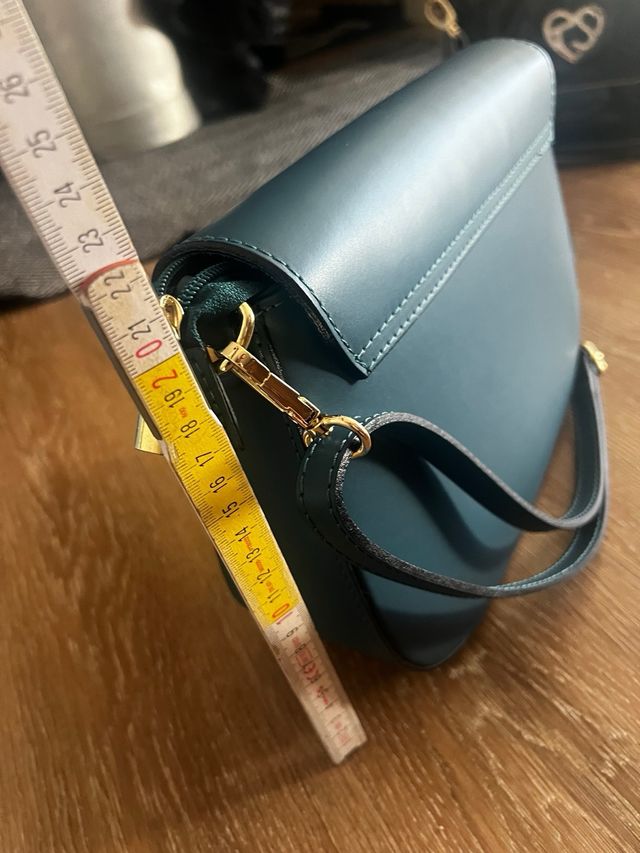 Borsa Christian Laurier pelle blu