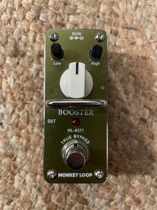 Pedalera para guitarra acústica