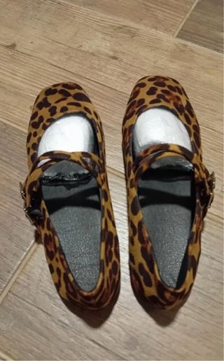 Merceditas leopardo con tira
