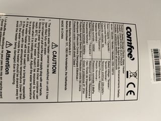 Calentador Comfee D50‑15EFG Termo eléctrico 50L