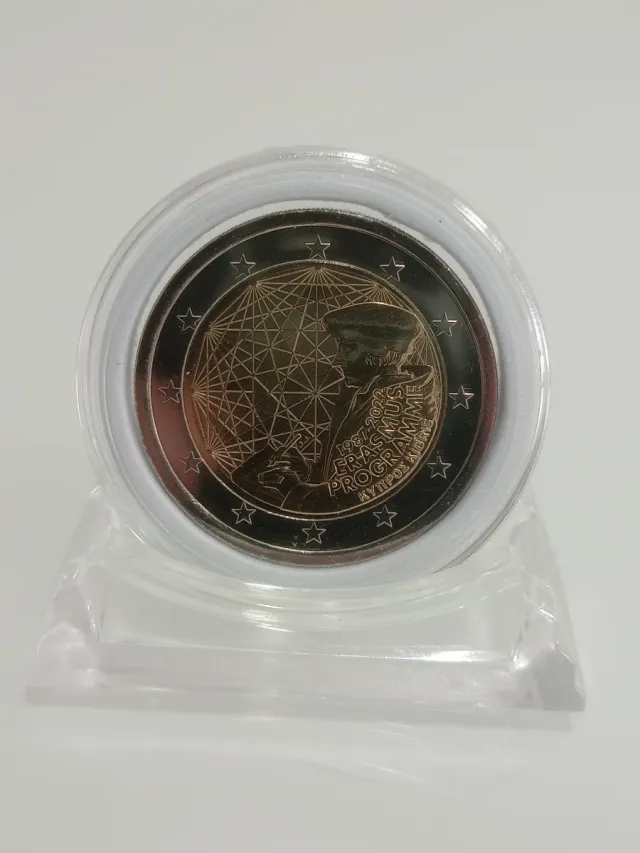 Moneda 2€ conmemorativa Chipre 2022 Erasmus