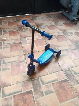 Patinete infantil 3 ruedas azul