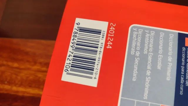 Diccionario lengua española de Primaria