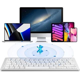 OMOTON Teclado y Ratón Bluetooth para Mac