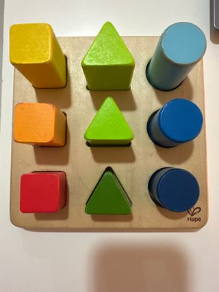 Puzzle Hape Madera Piezas Geométricas