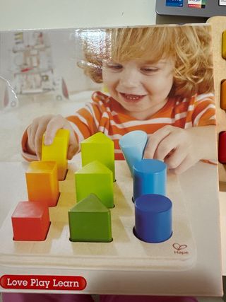 Puzzle Hape Madera Piezas Geométricas