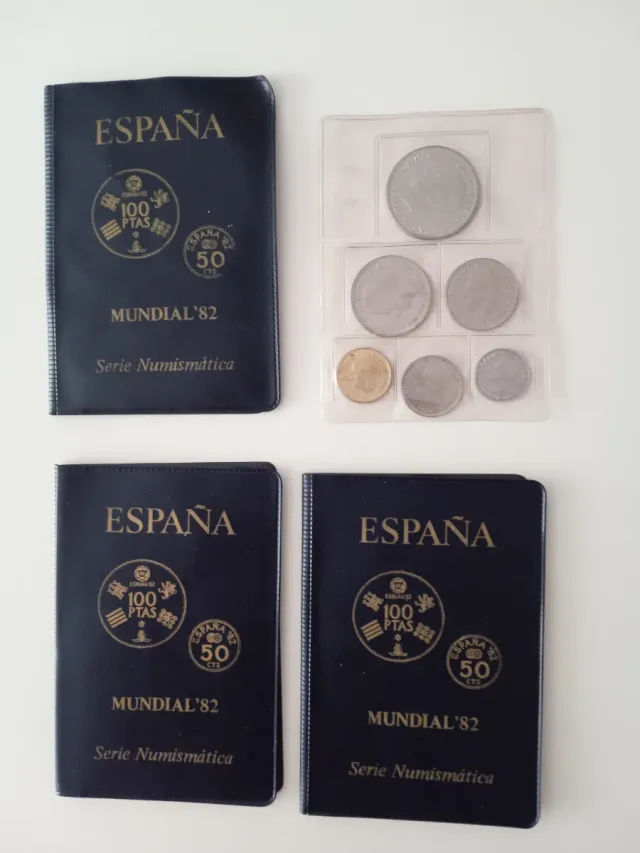 Lote Monedas España Mundial 82