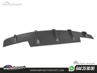 DIFUSOR TRASERO MAZDA 6 GJ 2012-2014 NEGRO BRILLO