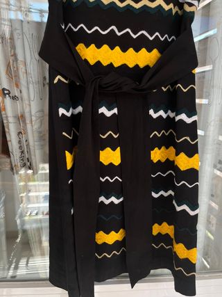 Vestido midi mujer con rayas