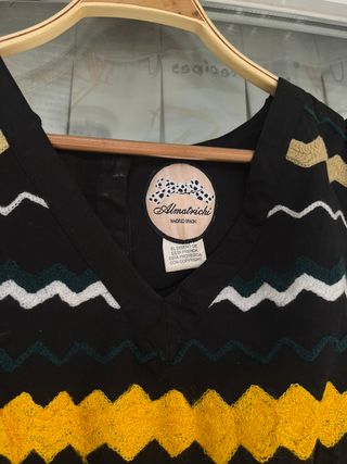 Vestido midi mujer con rayas