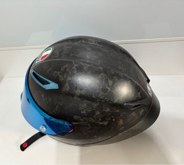 Casco AGV Pista Carbono Azul