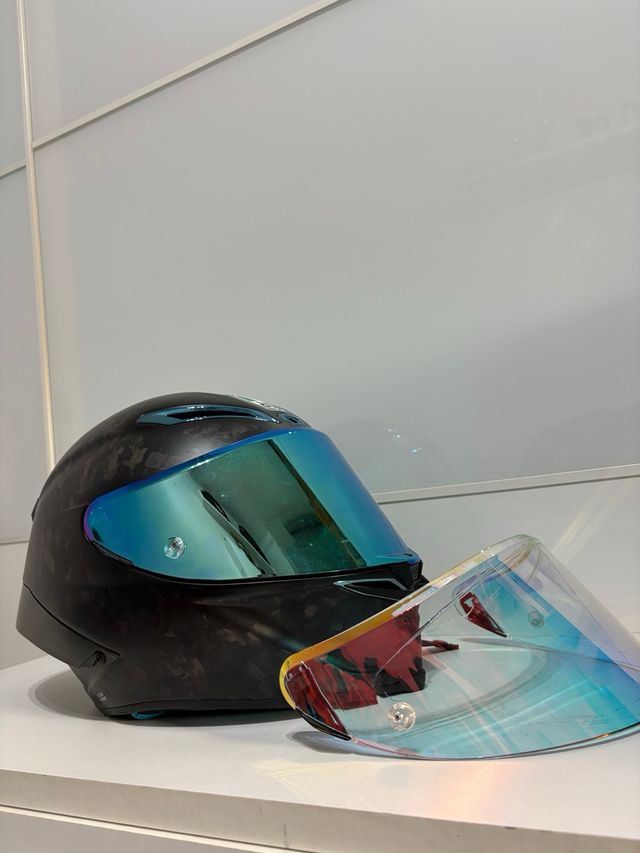 Casco AGV Pista Carbono Azul
