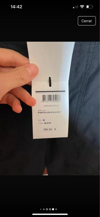 Pantalón mujer Isabel Marant negro