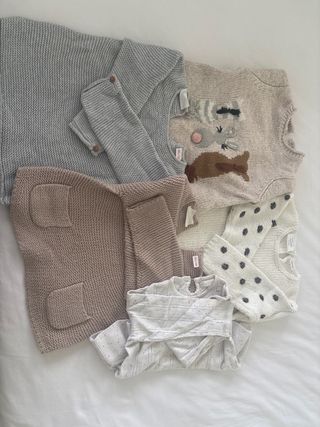 Conjunto Ropa Bebé Niña/o Punto
