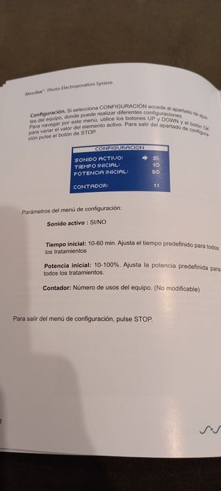 Mesolux st de Sisneo electroporador