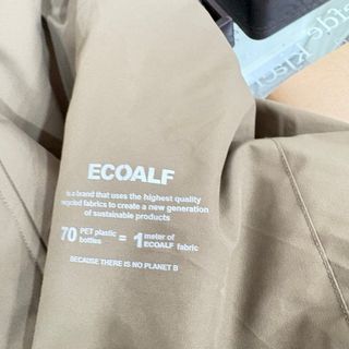 Abrigo Ecoalf Beige/Gris